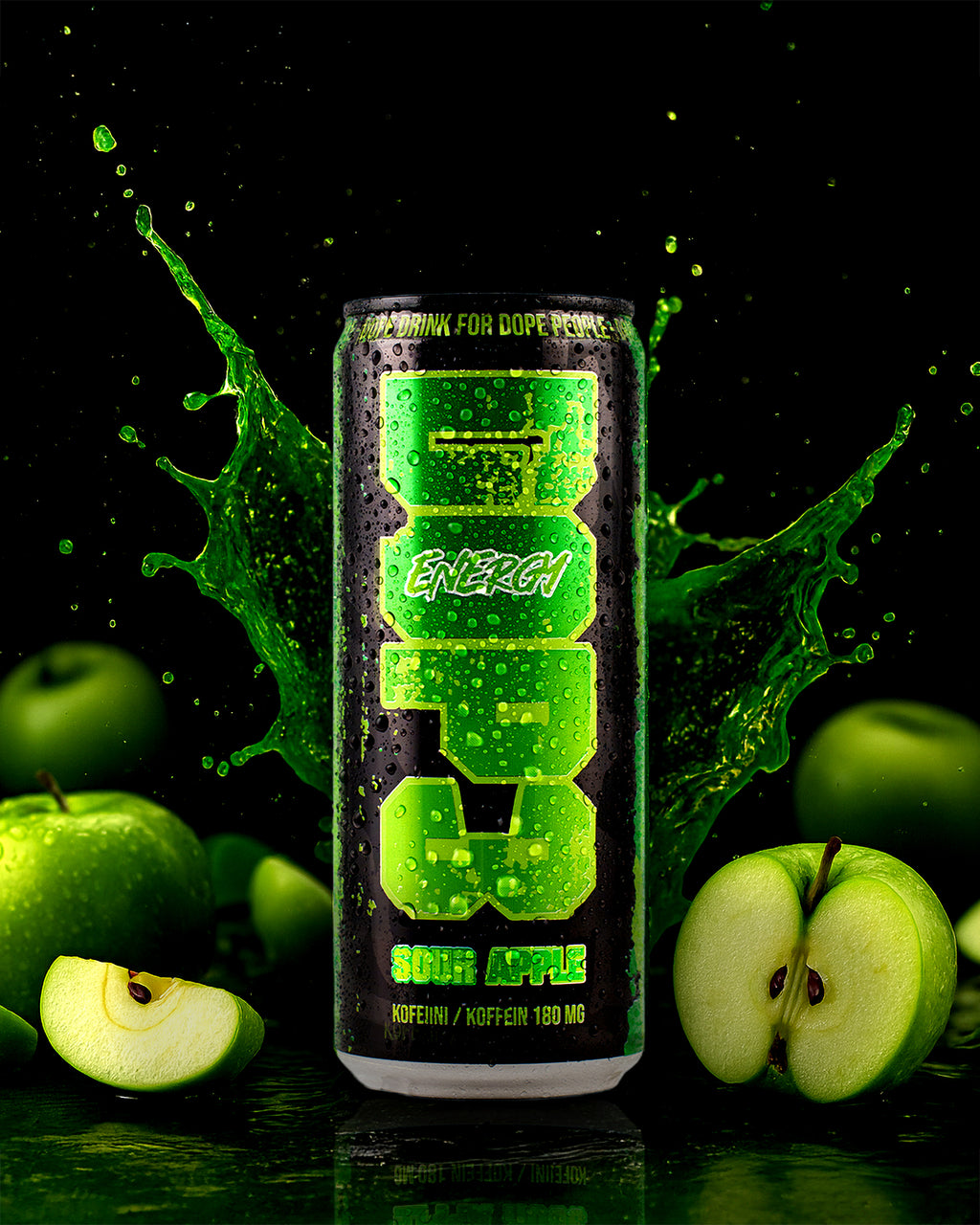 DOP3 ENERGY DRINK SOUR APPLE