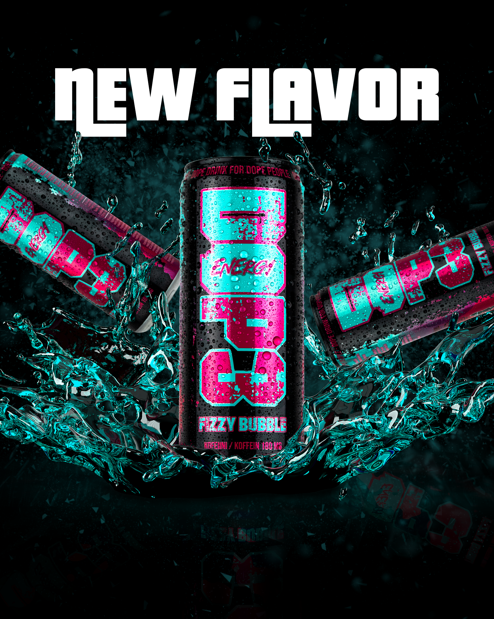 DOP3 ENERGY DRINK FIZZY BUBBLE