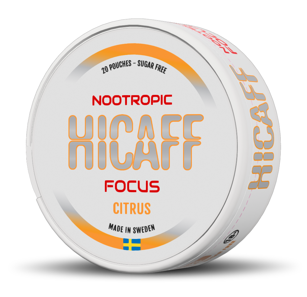 HICAFF Citrus Focus – Nootropic Focus Pouches with Citrus