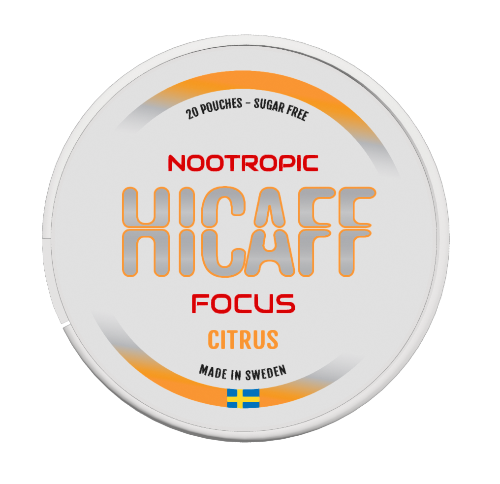 HICAFF Citrus Focus – Nootropic Focus Pouches with Citrus