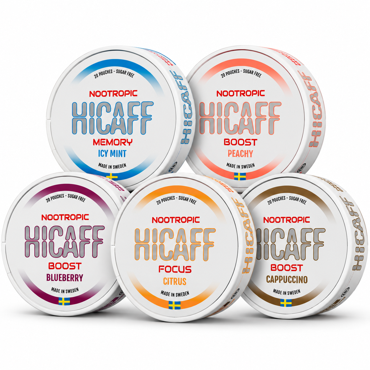 HICAFF Nootropic 5-Pack Bundle – All Flavors